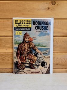 Classics Illustrated Comics Robinson Crusoe #10 Vintage 1950s