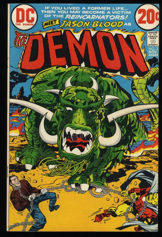 Demon #3 FN/VF 7.0 Jack Kirby Cover and Art!  Mike Royer!