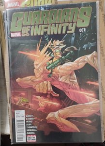 GUARDIANS OF INFINITY # 7 2016  Marvel DISNEY GROOT MATRINIX GAMORA