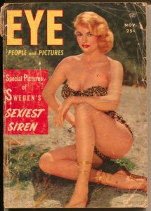 Eye 11/1953-Maria Stinger-Lynn Conner-Anita Ekberg-horror movies-G