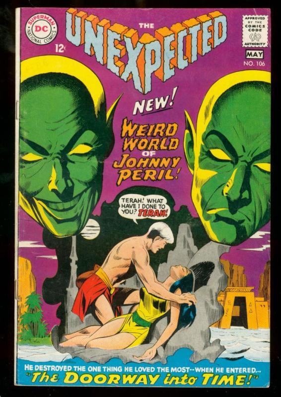 THE UNEXPECTED #106 1968 DC FIRST JOHNNY PERIL MYSTERY VG+