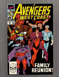 Lot of 12 West Coast Avengers Comics #38 39 40 41 42 43 44 51 53 55 56 57 J417