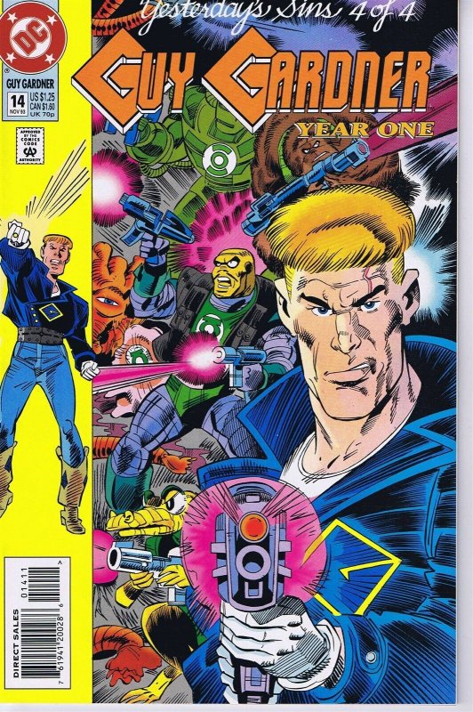 Guy Gardner Warrior #14 ORIGINAL Vintage 1993 DC Comics