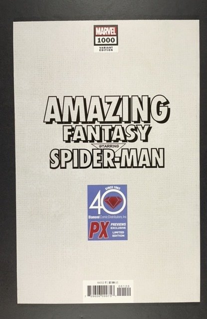 Amazing Fantasy #1000 Momoko Virgin Cover (2022)