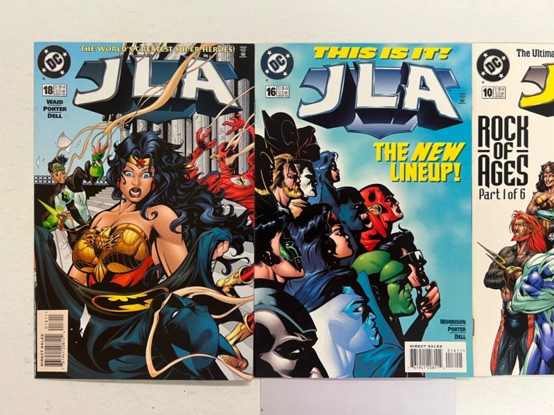 3 JLA DC Comic Books # 10 16 18 Joker Superman Wonder Woman Robin 42 JS44
