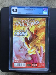 Amazing Spider-man Volume 3 Issue 1.3 Regular Cover Alex Ross Cgc 9.8 White Page