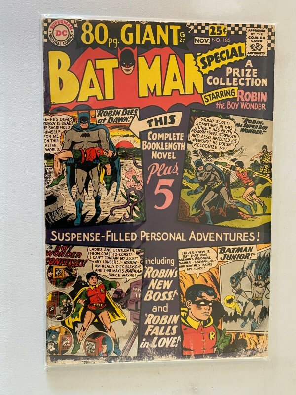 Batman #185 4.0 VG water damage (1966)