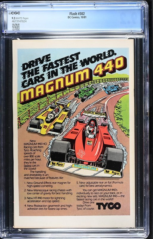 Flash #302 (10/81) Graded CGC 9.2