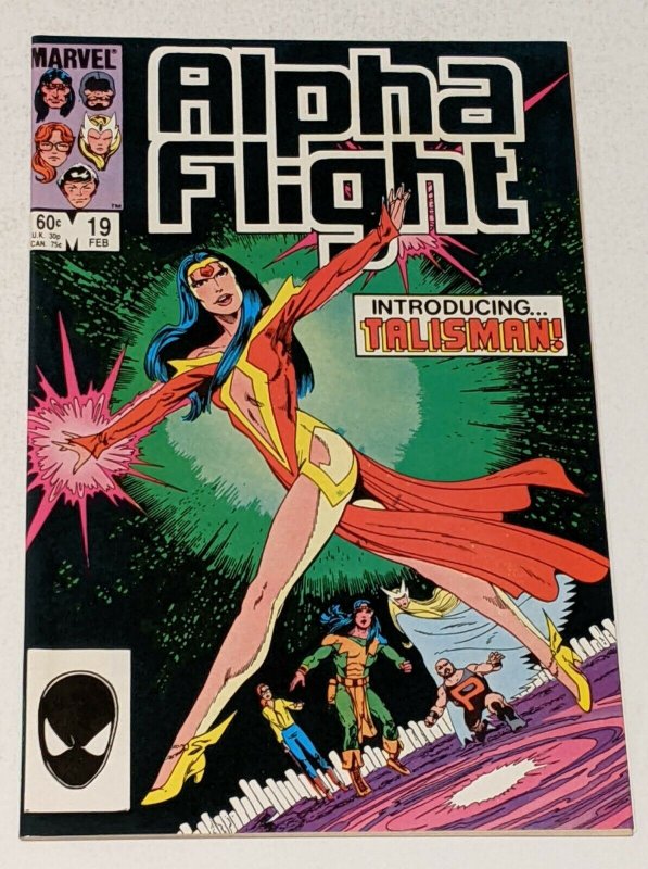 Alpha Flight #19 (Feb 1985) VF/NM 9.0 Elizabeth Twoyoungmen becomes Talisman 