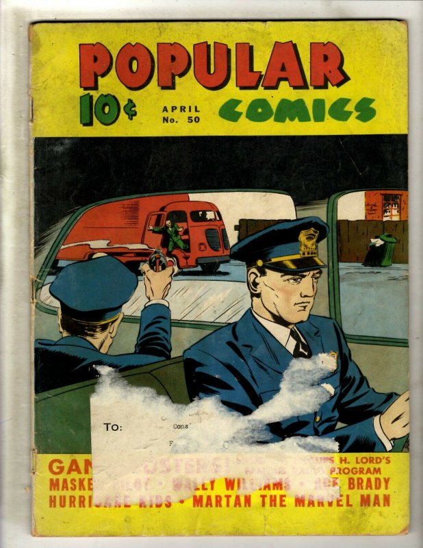 Popular Comics # 50 VG- Golden Age Dell Comic Book Dick Tracy Terry Annie NE4