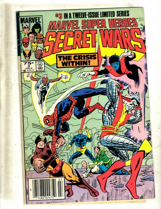 10 Comics Secret Wars 3 5 6 9 Indiana Jones 9 19 22 29 31 Marvel Fanfare 31 SB3