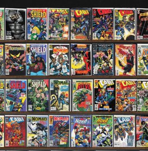 Huge Lot 150+ Comics with Cable, Nova, Night Thrasher, Nomad & More!