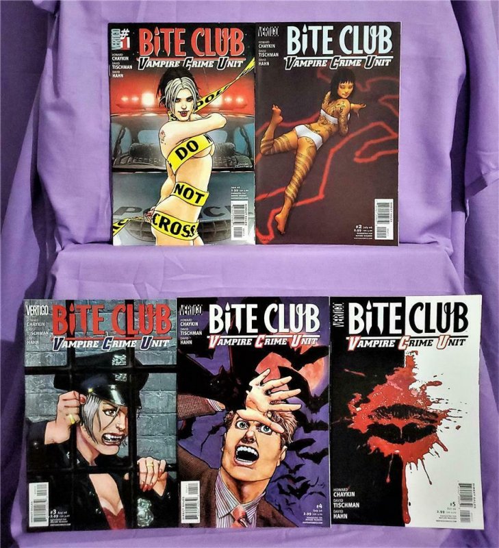 BITE CLUB Vampire Crime Unit #1 - 5 Howard Chaykin David Hahn (DC, 2006)! 