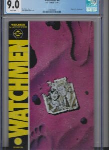  WATCHMEN #4 CGC 9.0 WHITE 12/86 DC