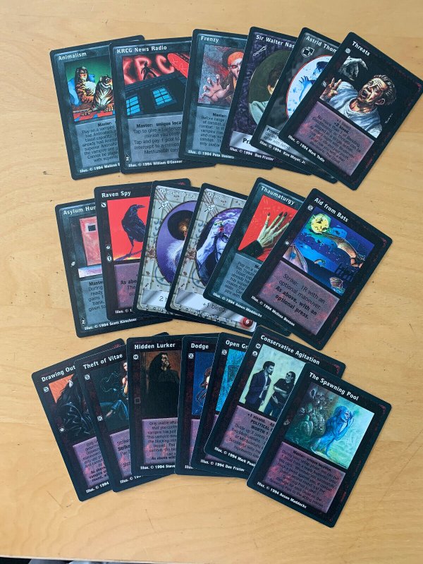 Jyhad Deckmaster Trading Cards 1994, LOT of 19 | Comic
