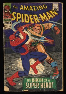 Amazing Spider-Man #42 GD 2.0 1st Mary Jane Watson! Marvel Comics Spiderman