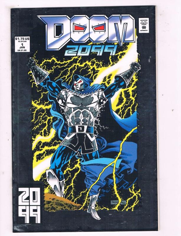 Lot Of 7 2099 Marvel Comics Doom # 1 Spider-Man # 1 2 3 Ravage # 1 2 3 TW9