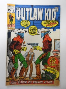 The Outlaw Kid #2 (1970) VG Condition indentation bc