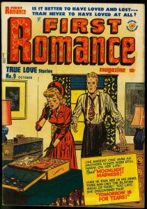 First Romance #9 1951-Harvey Comics- Moonlight Madness VG/FN