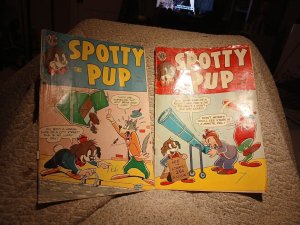 Spotty The Pup 2 & 3 Complete Series Avon Comics 1953-54 Golden Age Frank Carin