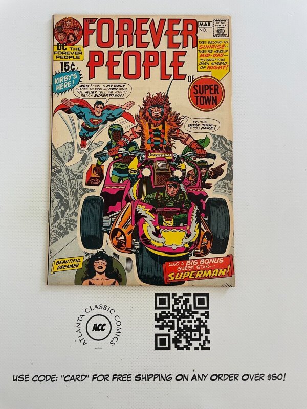 Forever People # 1 NM- DC Comic Book Jack Kirby Superman Darkseid Orion 24 J899