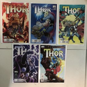 Thor (2010) Complete Set # 600-621 (VF/NM) Marvel Comics