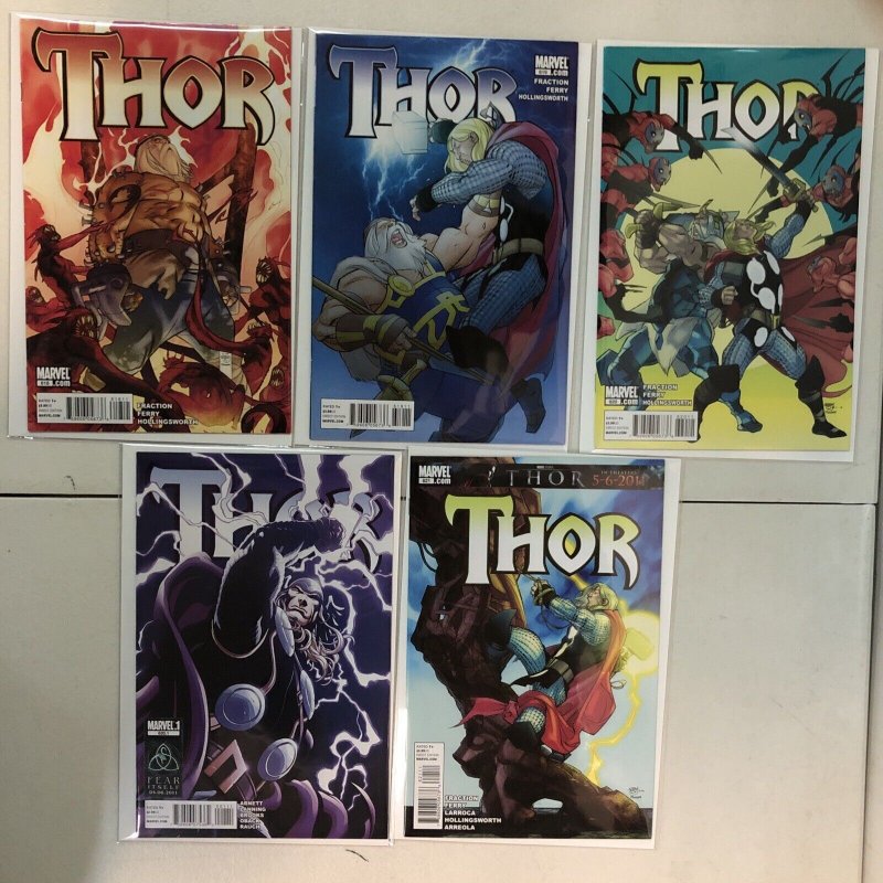Thor (2010) Complete Set # 600-621 (VF/NM) Marvel Comics