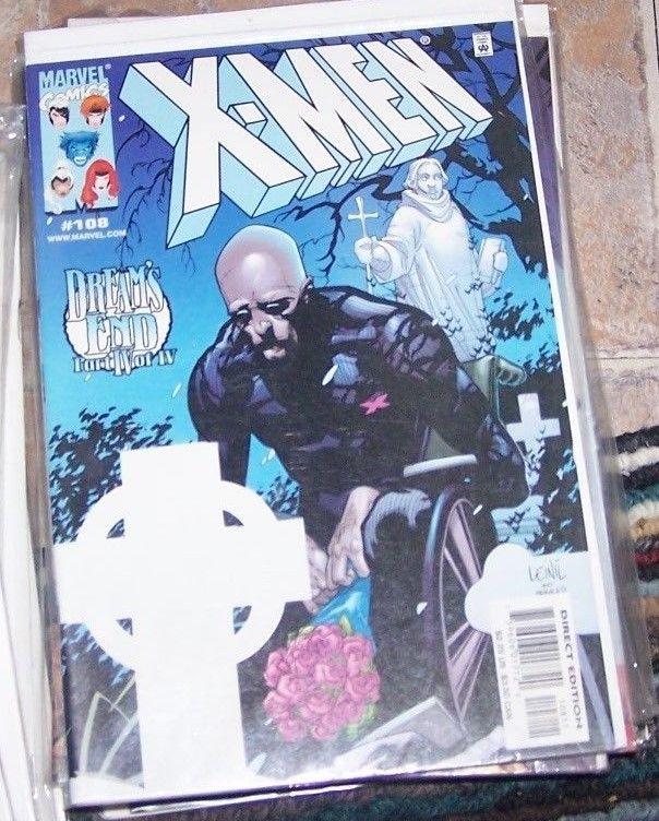 X-Men #108 (Jan 2001, Marvel) dreams end part 4 professor x- wolverine