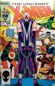 X-MEN 200 NM/MT (1985) MAGNETO TRIAL ROMITA JR. & CLAREMONT White Pages   *KEY*