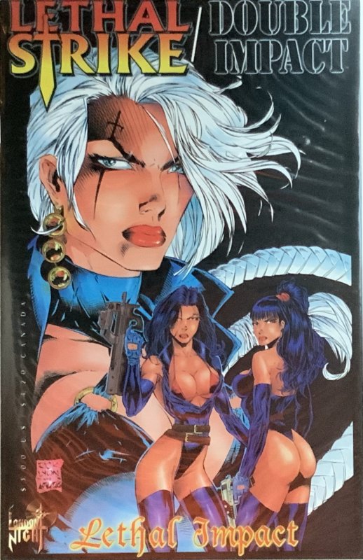 Lethal Strike/Double Impact: Lethal Impact  (1996) 2 Covers