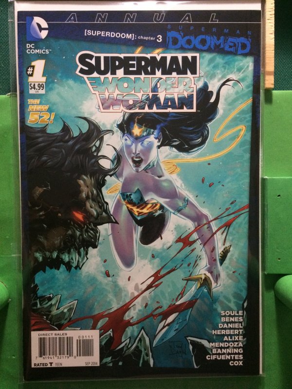 Superman Wonder Woman Annual #1 The New 52