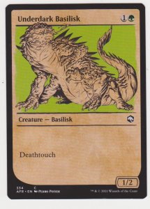 Magic the Gathering: Adventures in the Forgotten Realms- Underdark Basilisk(Show
