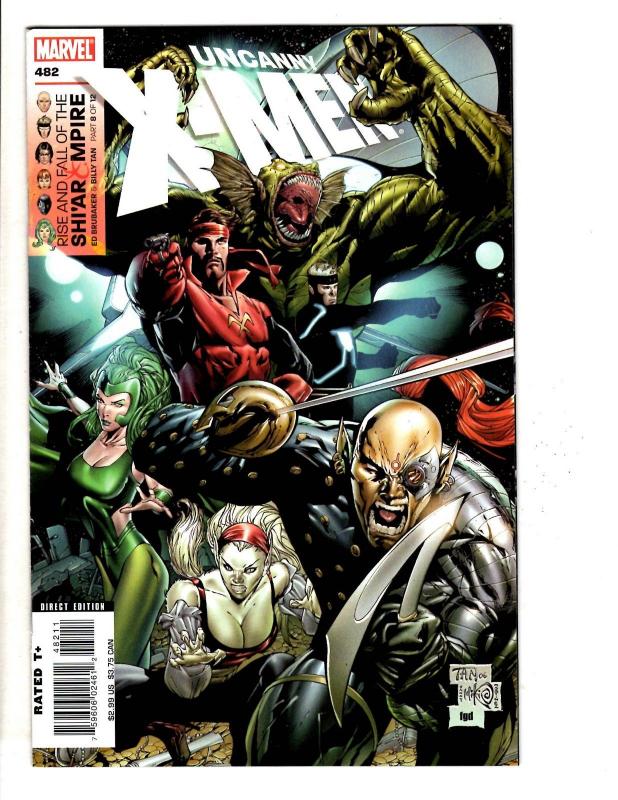 9 Uncanny X-Men Marvel Comic Books # 475 476 477 482 485 486 487 501 503 JD5