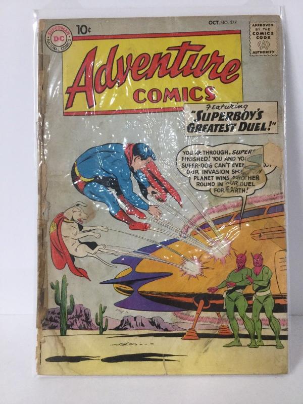 Adventure Comics 277 1.8 Gd- Good- Water Damage DC Comics SA