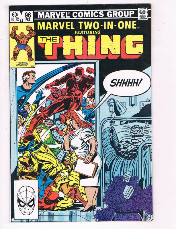 Marvel Two In One #96 VF Marvel Comic Group Comic Book Feb Thing  DE23