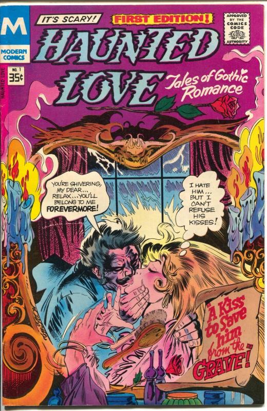 Haunted Love #1 1978-Modern-2nd edition-romantic horror stories-Gothic-Cuti-VF