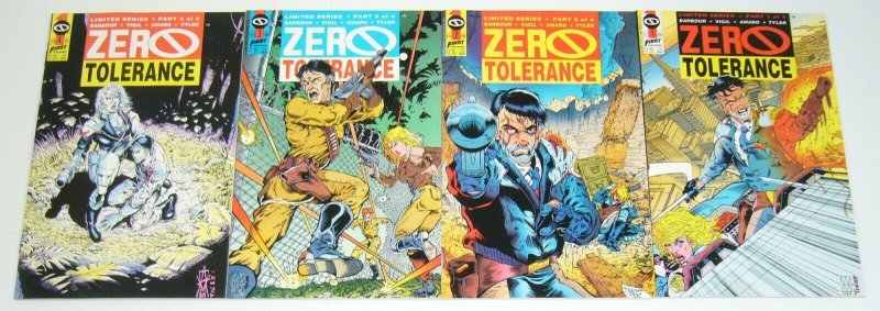 Zero Tolerance #1-4 VF/NM complete series - tim vigil - first comics 2 3 set lot