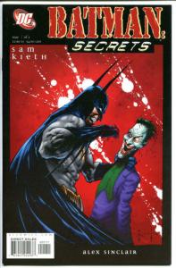 BATMAN SECRETS #1 2 3 4 5, NM+,  Sam Kieth, Joker, Asylum, more SK in store, 1-5