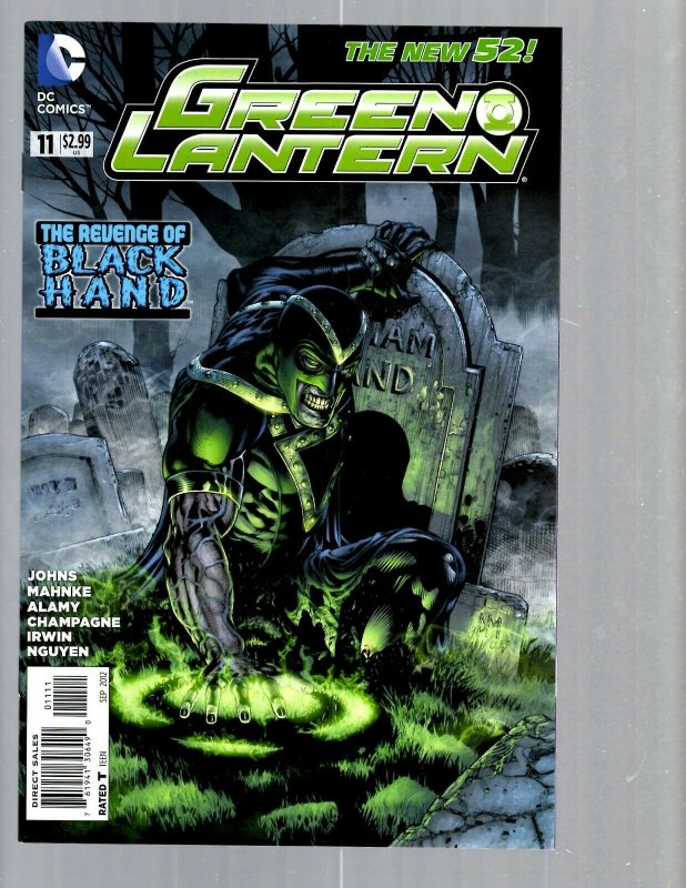 11 DC Comics Green Lantern #1 2 3 4 5 6 7 8 9 10 11 J448