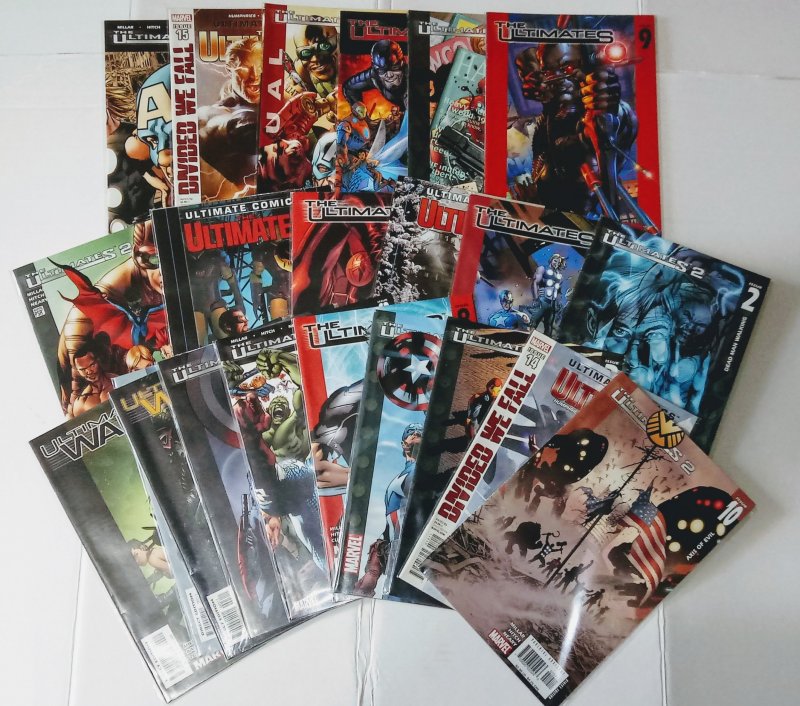Ultimates Marvel Comic Book Lot of (22) HIGH GRADE copies! see more! B7-02