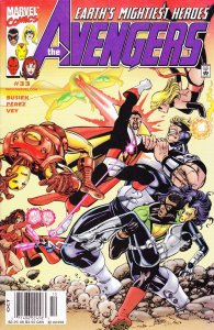 Avengers (Vol. 3) #33 (Newsstand) FN ; Marvel | Count Nefaria Busiek Perez