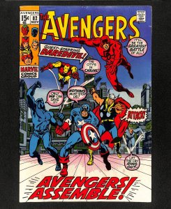 Avengers #82 Daredevil Appearance Black Panther!