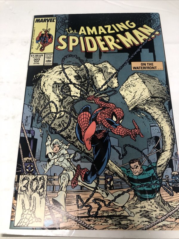 AMAZING SPIDER-MAN #303 1988 Signed Todd McFarlane  •Certificate Of Authenticity