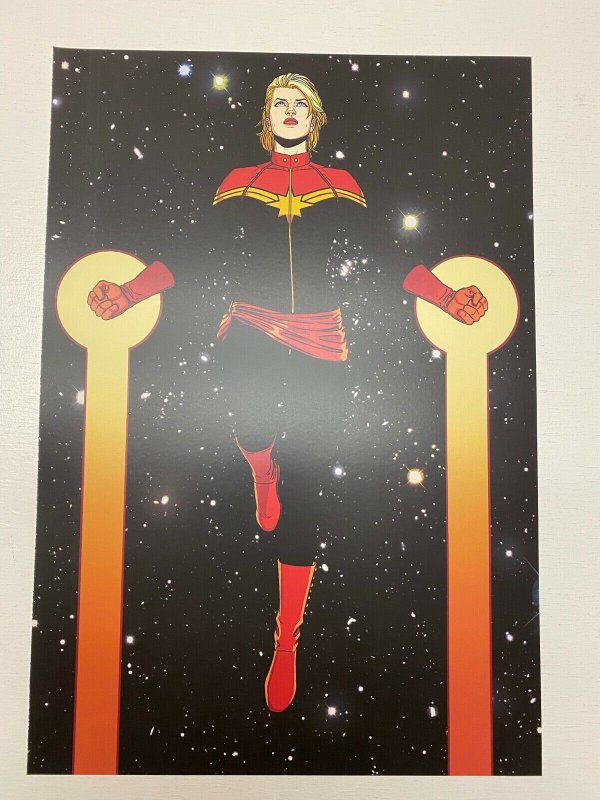 Captain Marvel Marvel Comics poster by Jamie McKelvie