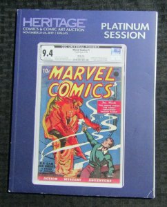 2019 Nov 21-24 HERITAGE Comics Comic Art Auction Catalog FN+ 6.5 Platinum 130pgs