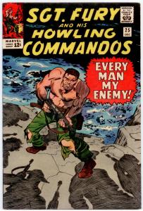 Sgt. Fury #25 VF+ 8.5 Red Skull, cover by Jack Kirby