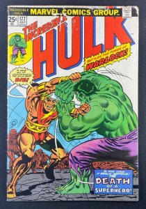 Incredible Hulk (1968) #177 VG (4.0) Adam Warlock Battle Cover Herb Trimpe