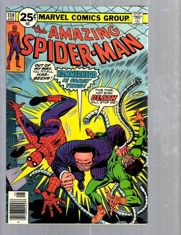 Amazing Spider-Man # 159 VF/NM Marvel Comic Book MJ Vulture Goblin Scorpion TJ1