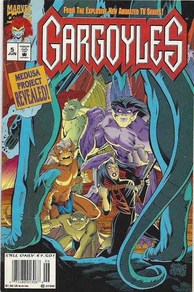 Gargoyles #5 (Newsstand) FN; Marvel | save on shipping - details inside