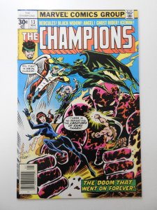 The Champions #13 (1977) The Doom That Went on Forever! VF Condition!